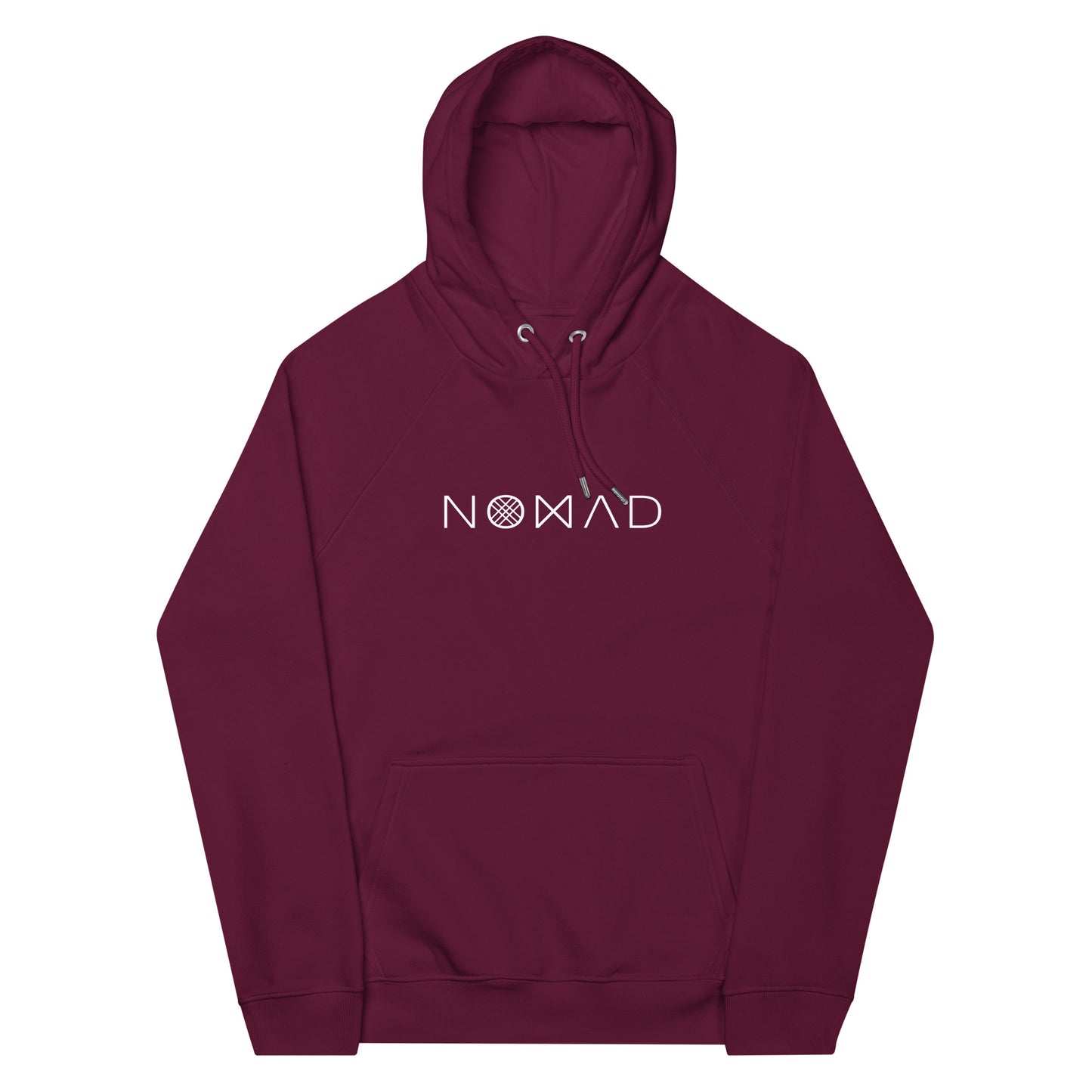 Unisex eco raglan hoodie "NOMAD"